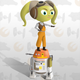 Hera and Chopper by Nikki Longfish